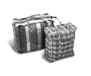 matted woven bag