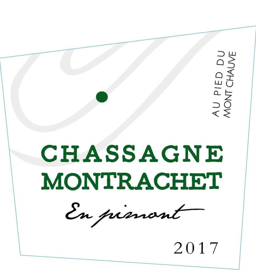 Domaine Au Pied du Mont Chauve, Chassagne-Montrachet 'En Pimont', Burgundy, France, 2017 Domaine Au Pied du Mont Chauve, Chassagne-Montrachet 'En Pimont', Burgundy, France, 2017