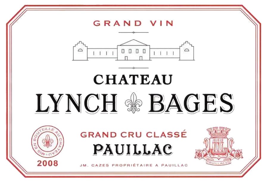 Chateau Lynch-Bages, Pauillac, Bordeaux, 2008 Chateau Lynch-Bages, Pauillac, Bordeaux, 2008
