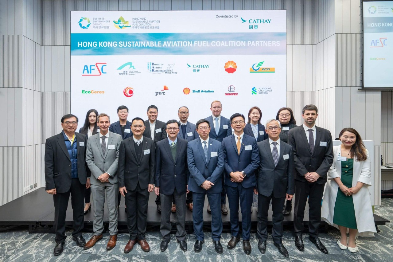 hong-kong-sustainable-aviation-fuel-coalition Collaborare al lancio della Hong Kong Sustainable Aviation Fuel Coalition