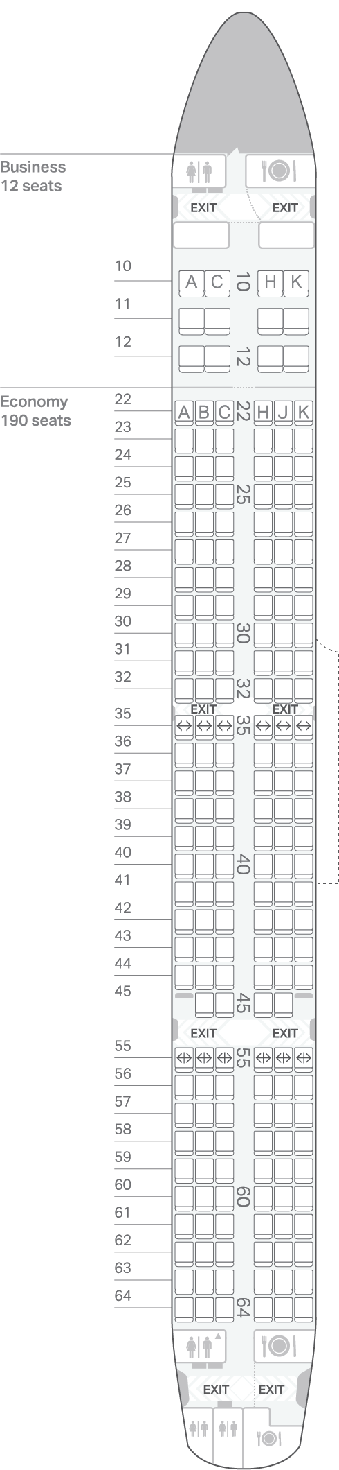 Airbus A321 Seating Chart