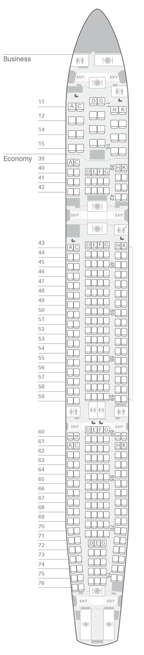 Air Canada 333 Seating Chart