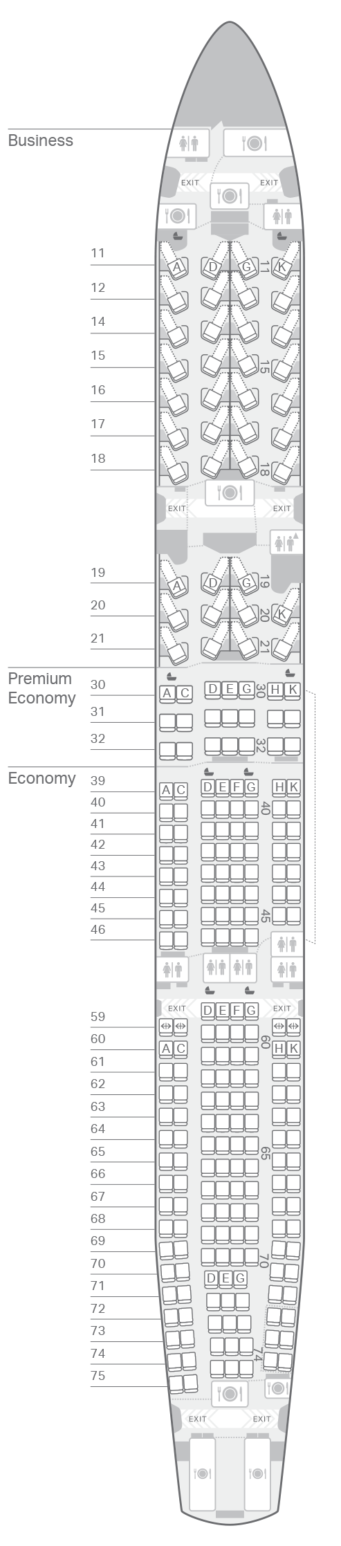 Airbus A330 Seating Chart