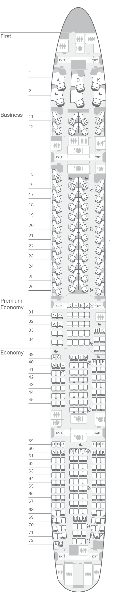 Cathay Pacific Premium Economy Seat Map cathay-pacific-premium-economy-seat-map