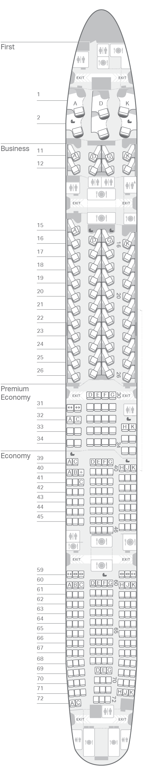 Cathay Pacific Boeing 777 300er Seating Chart