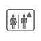 Toilet suitable for passenger with reduced mobility