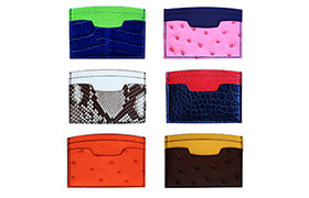 Maison Takuya’s hand-stitched, brightly coloured wallets