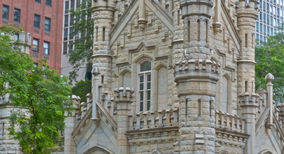 Detalle de la Water Tower de Chicago