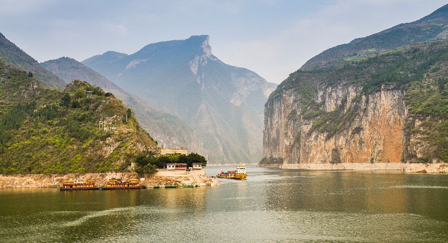 The Three Gorges region of the Yangtze River near Chongqing