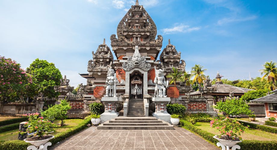 A temple replica at the Taman Mini Indonesia Indah museum, Jakarta