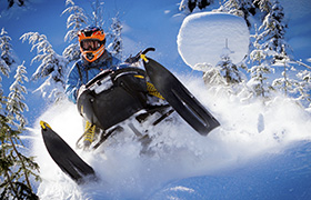 Snowmobiling