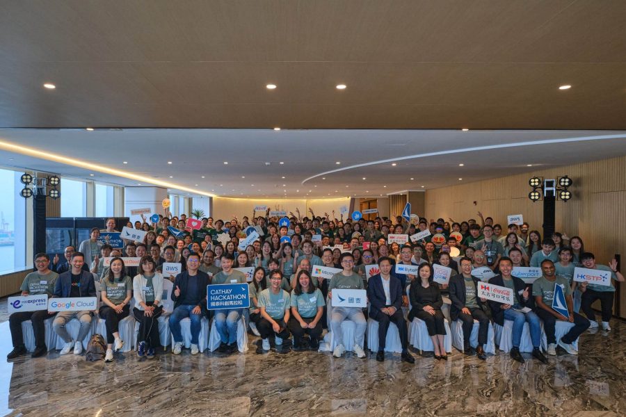 Group photo of Cathay Hackathon