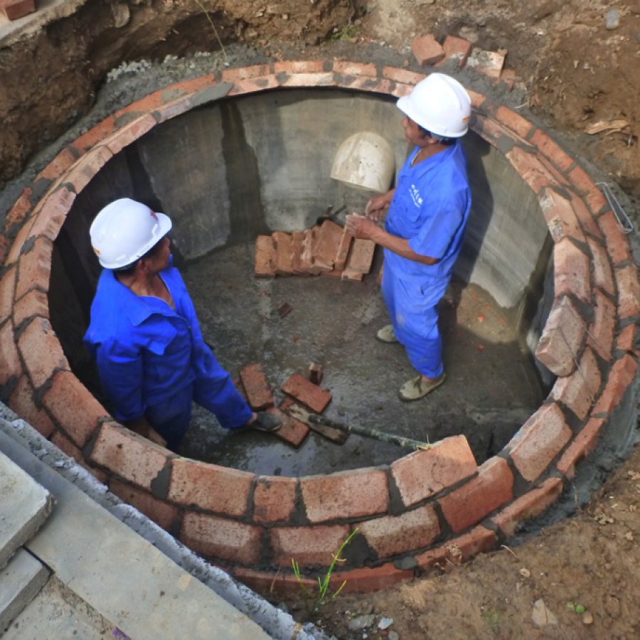 Sichuan household biodigesters