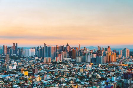 Manila City Skyline
