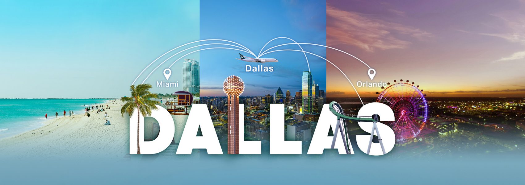 Set off directly from Hong Kong to Dallas