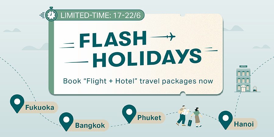Limited-time surprise: Book your Flash Holidays