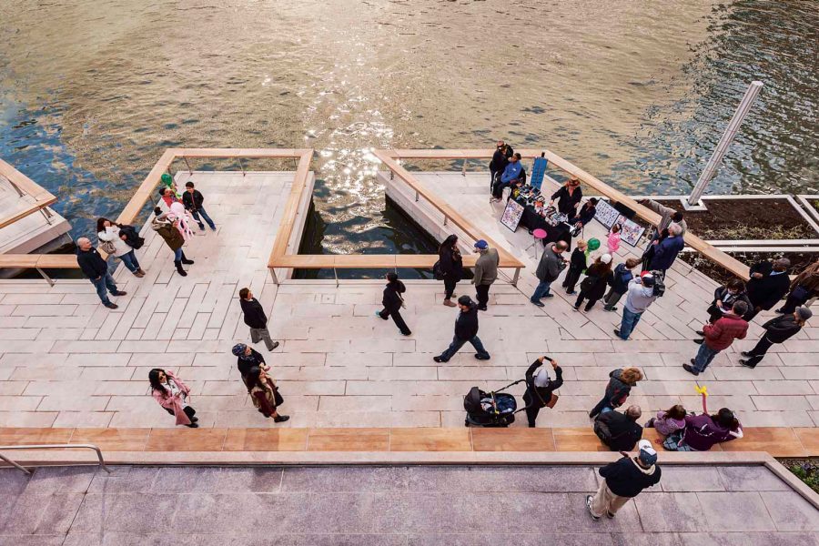 Chicago riverwalk