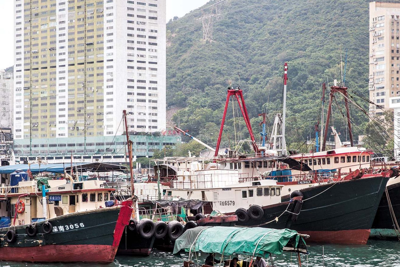 Fishing boat in Hong Kong