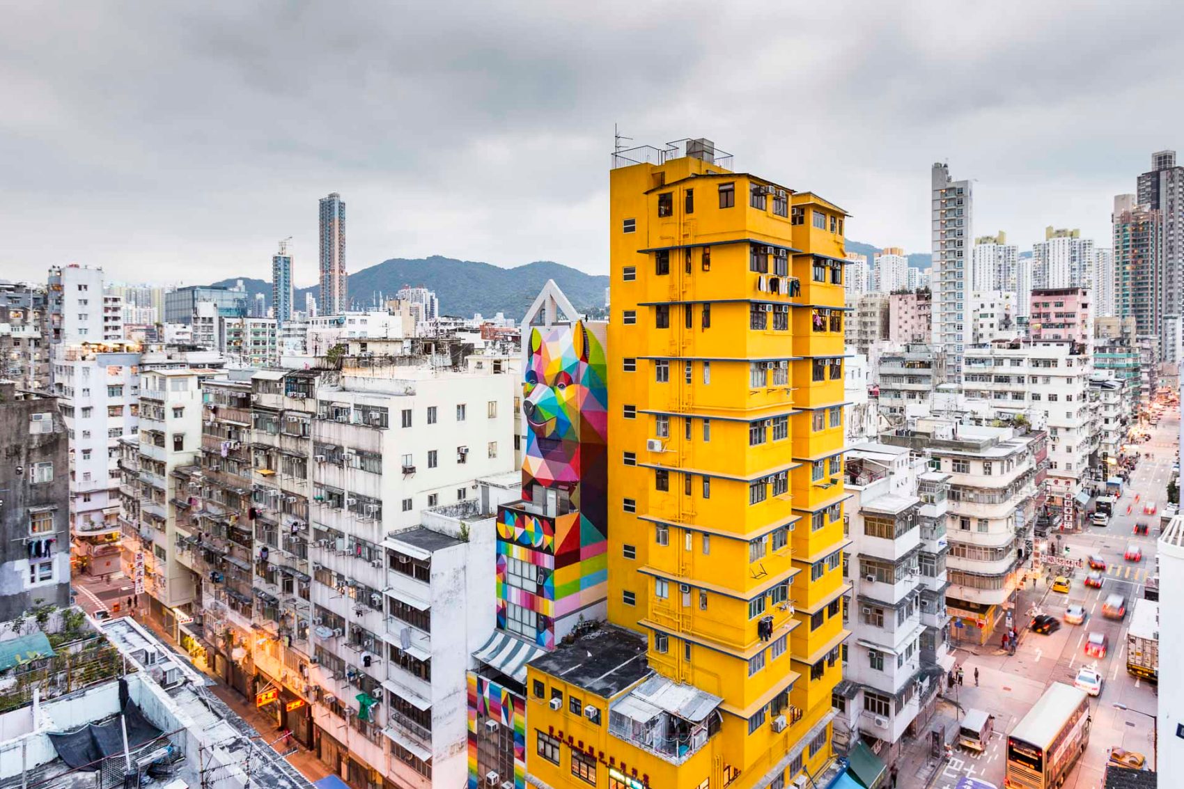 Hong Kong street art. Credit: Mike Pickles