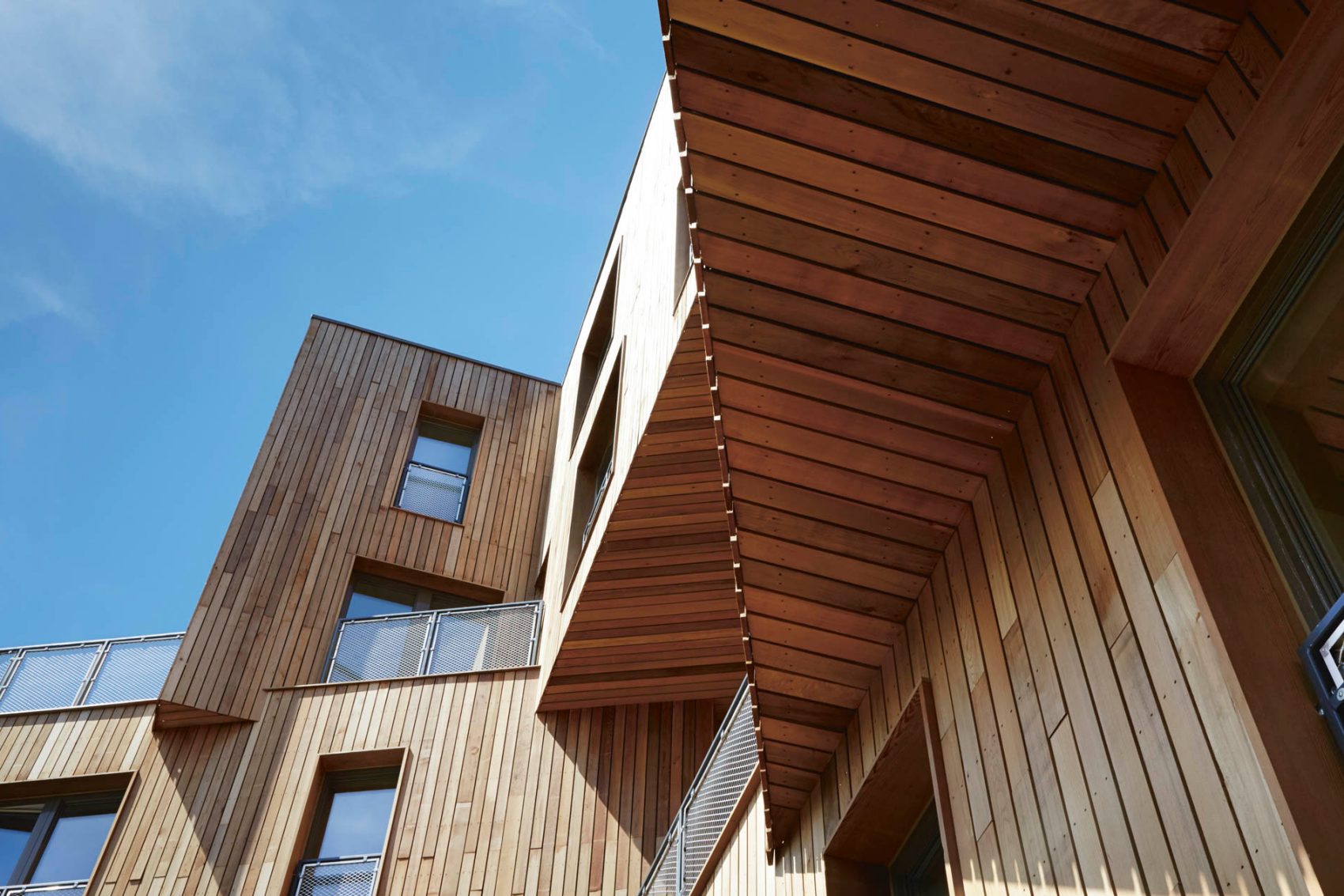 wood buildings