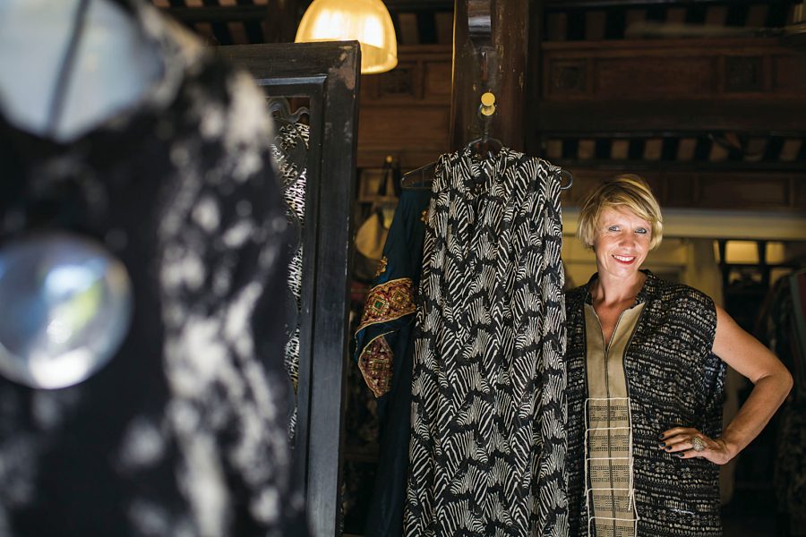 Jennie Walsh in store. Credit: Etienne Bossot