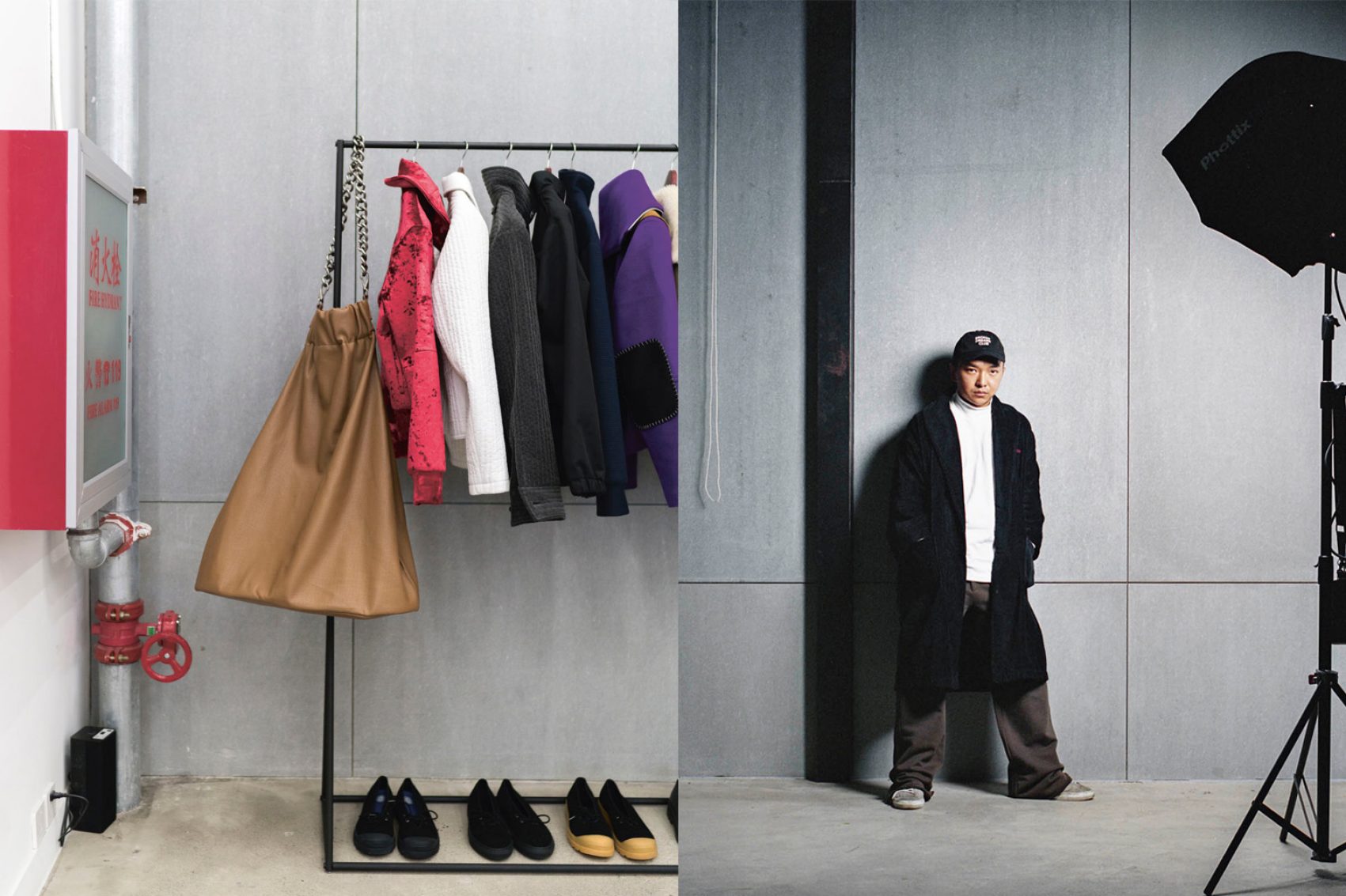 Xander Zhou, chinese fashion designer. Credit: Tim Franco