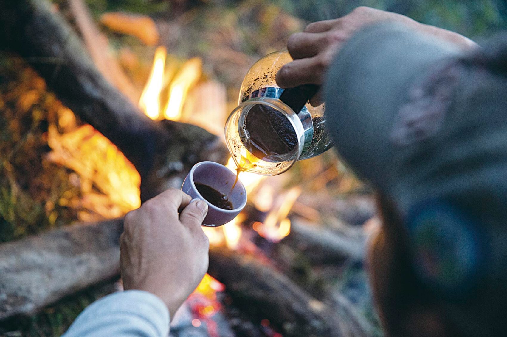 Making coffee