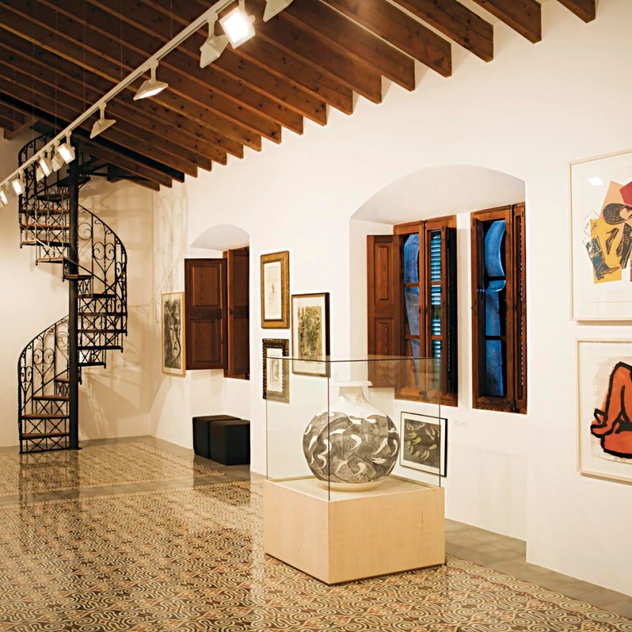 Art gallery interior