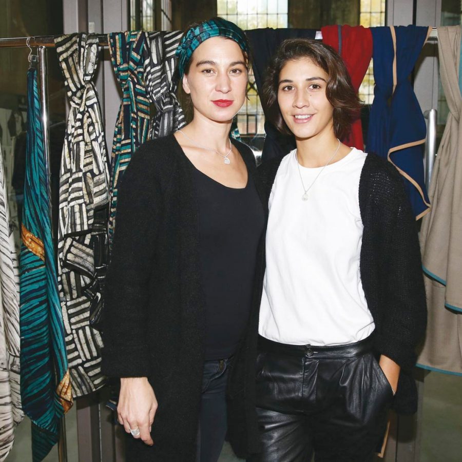 Josie and Jessica Fernando of Kinsfolk pose at the Swiss Designers Sale by Montagsmarkt during the Mercedes-Benz Fashion Days Zurich 2014 on November 15, 2014 in Zurich, Switzerland. Credit: Vittorio Zunino Celotto/Getty Images