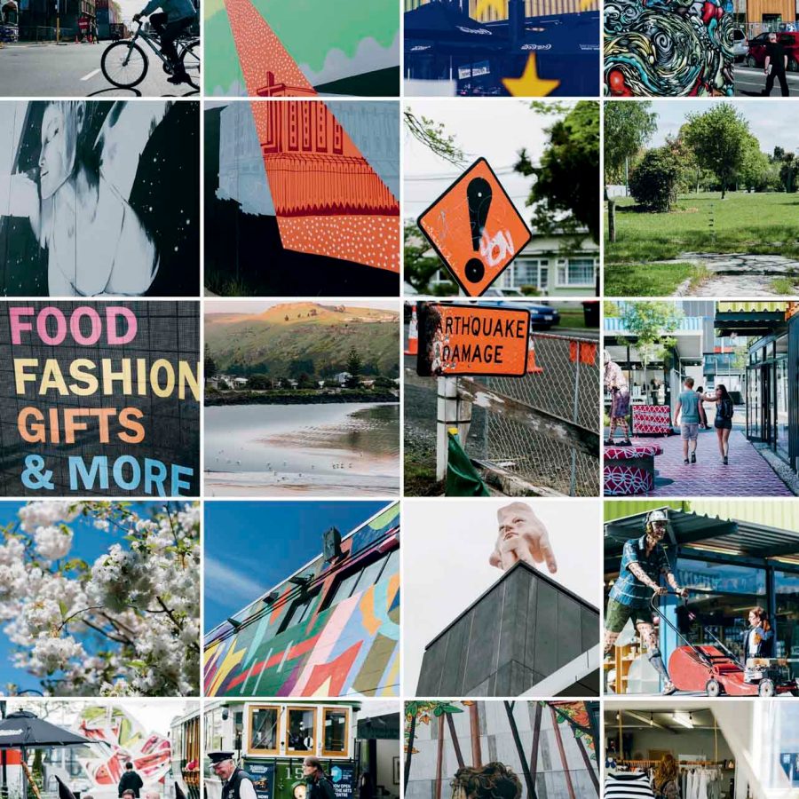 Christchurch scenes and murals 