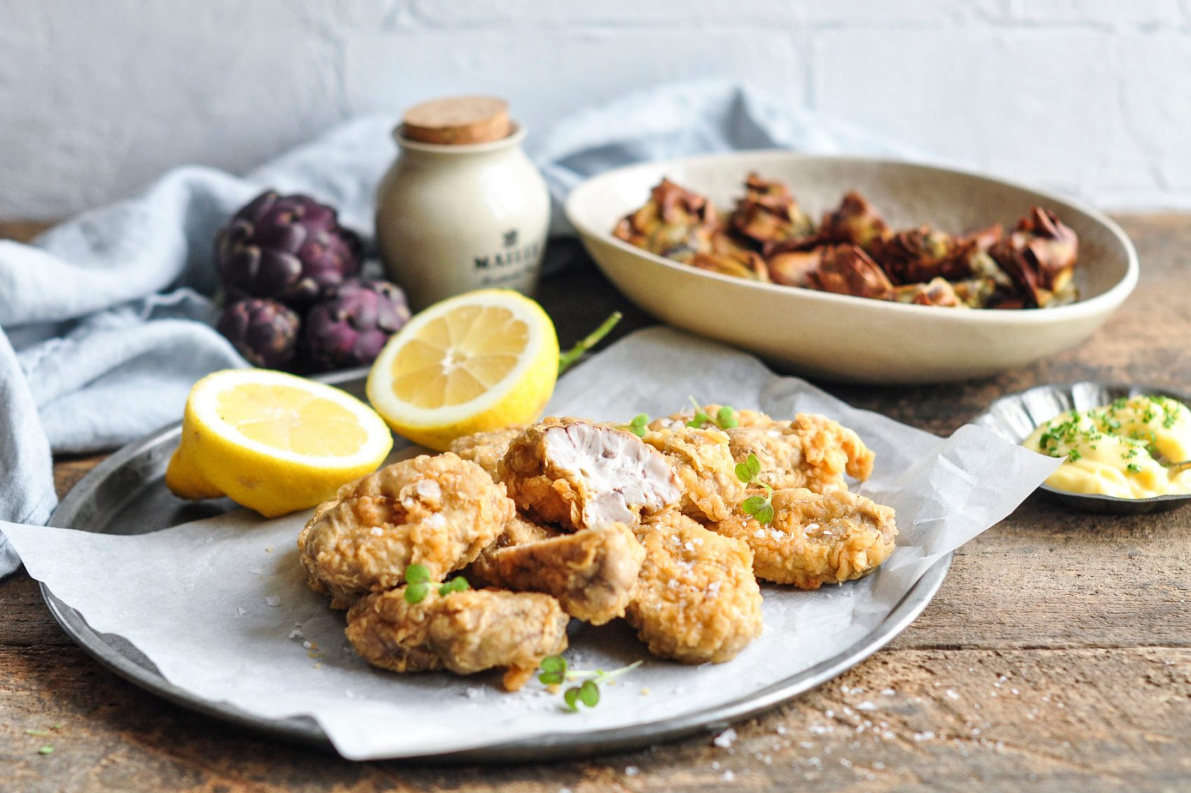 Deep-fried lamb brain