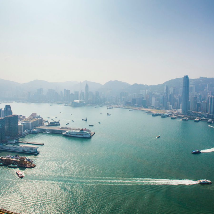 Hong Kong's Victoria Harbour. Credit: Mike Pickles