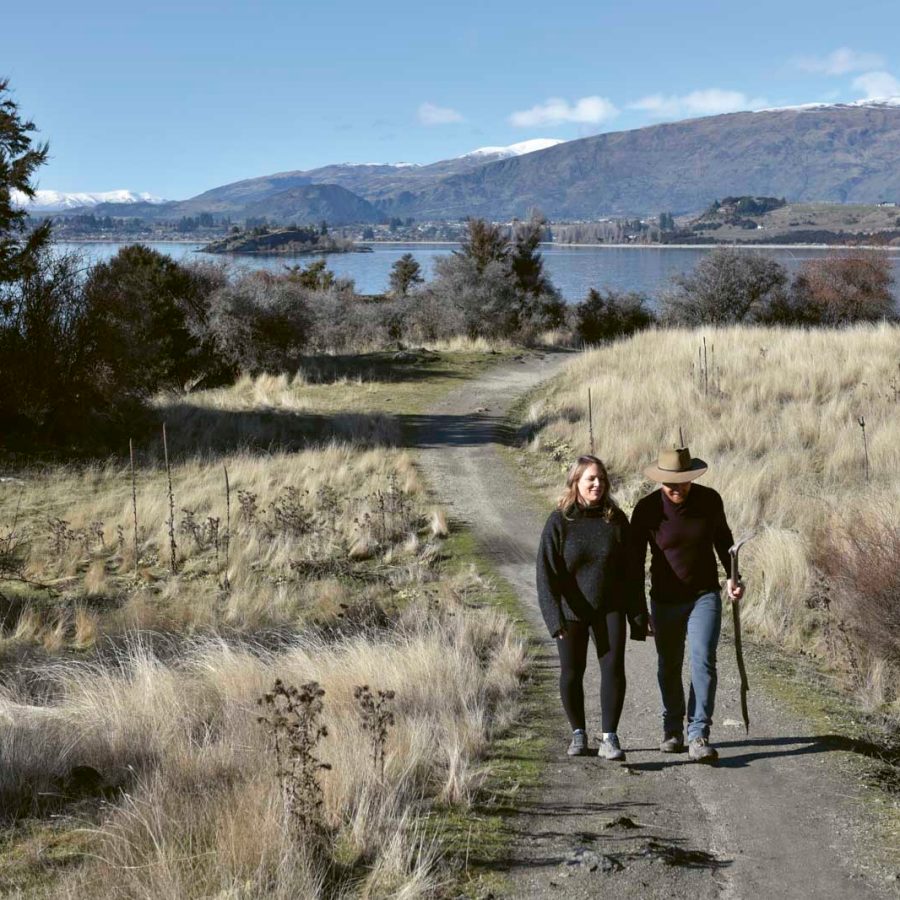 Hiking around Lake Tekapo
