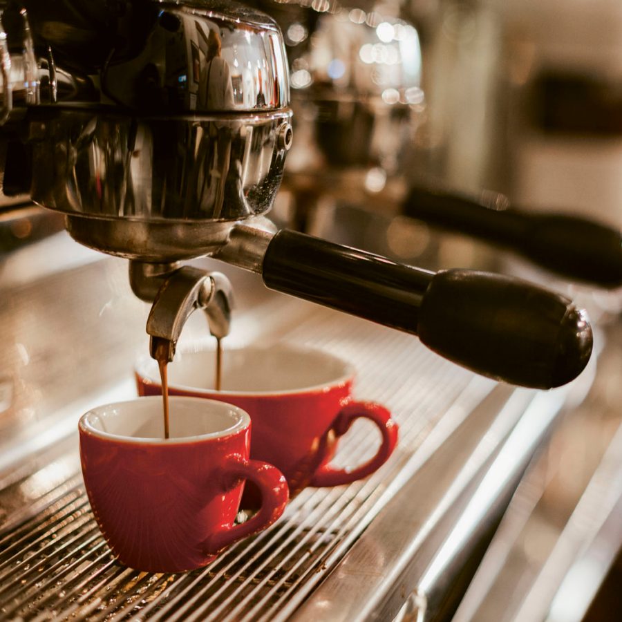 Coffee machine. Barnum Cafe, Rome. Credit: Ulrich Sperl