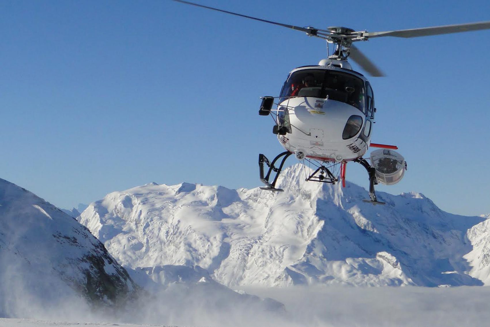 Heli-skiing in the Alps, Sainte-Foy-Tarentaise