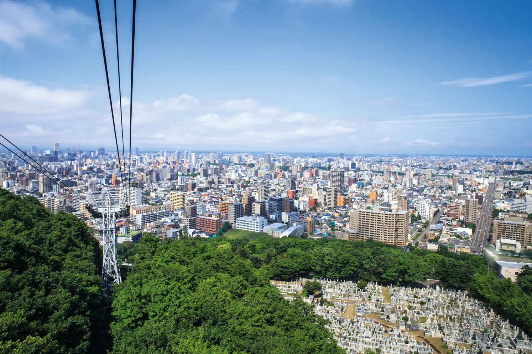Aerial view Sapporo