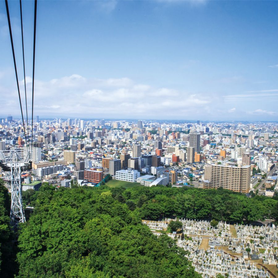 Aerial view Sapporo