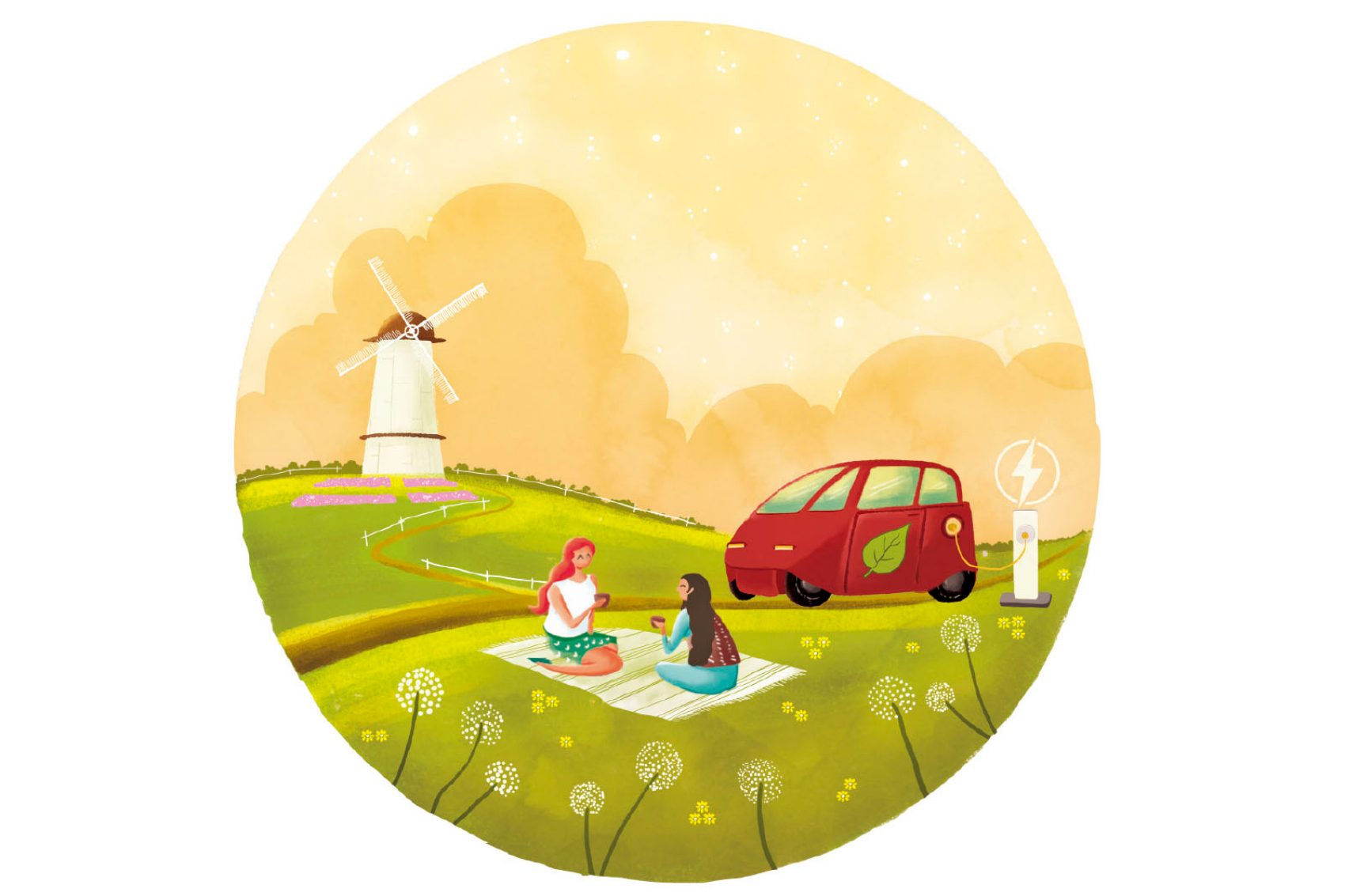 Rent an electric car