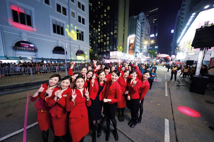 Cathay staff Chinese New Year