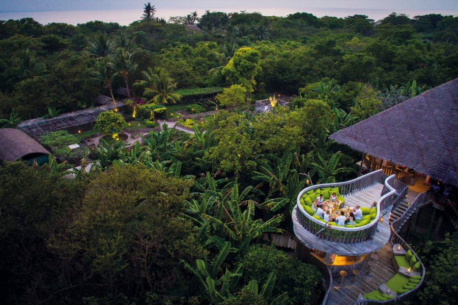 Villa surrounded by greenery
