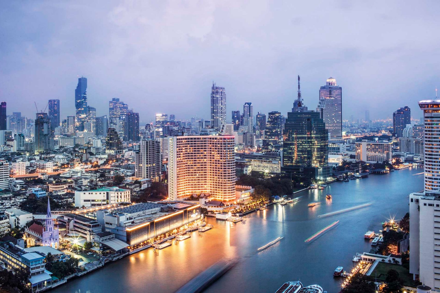 A view of Bangkok's Chao Praya river. Credit: Cedric Arnold