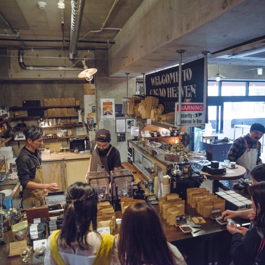Artisanal chocolate shop in Okinawa