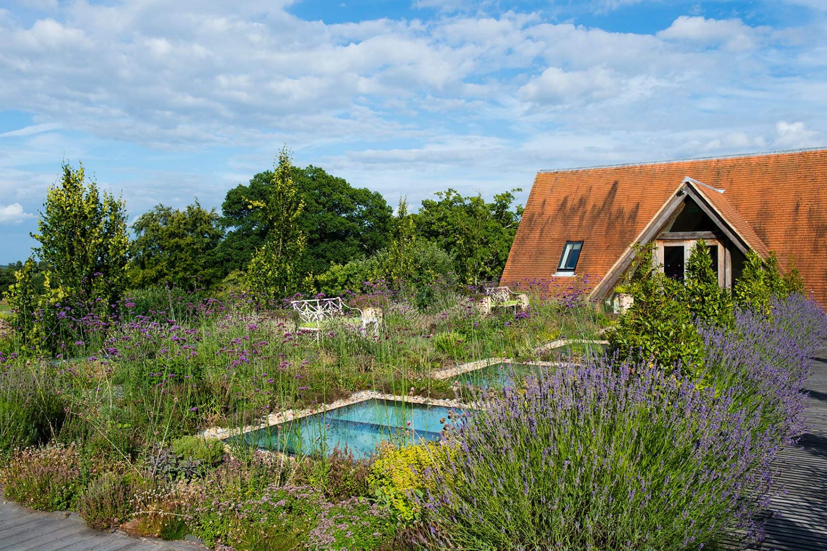 Lime Wood hotel - herb house rooftop