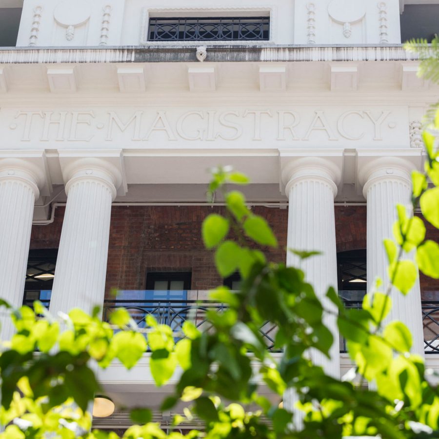 The facade of Tai Kwun in Hong Kong
