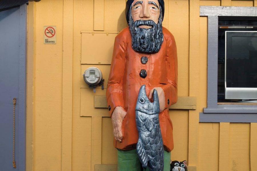 Fisherman figure