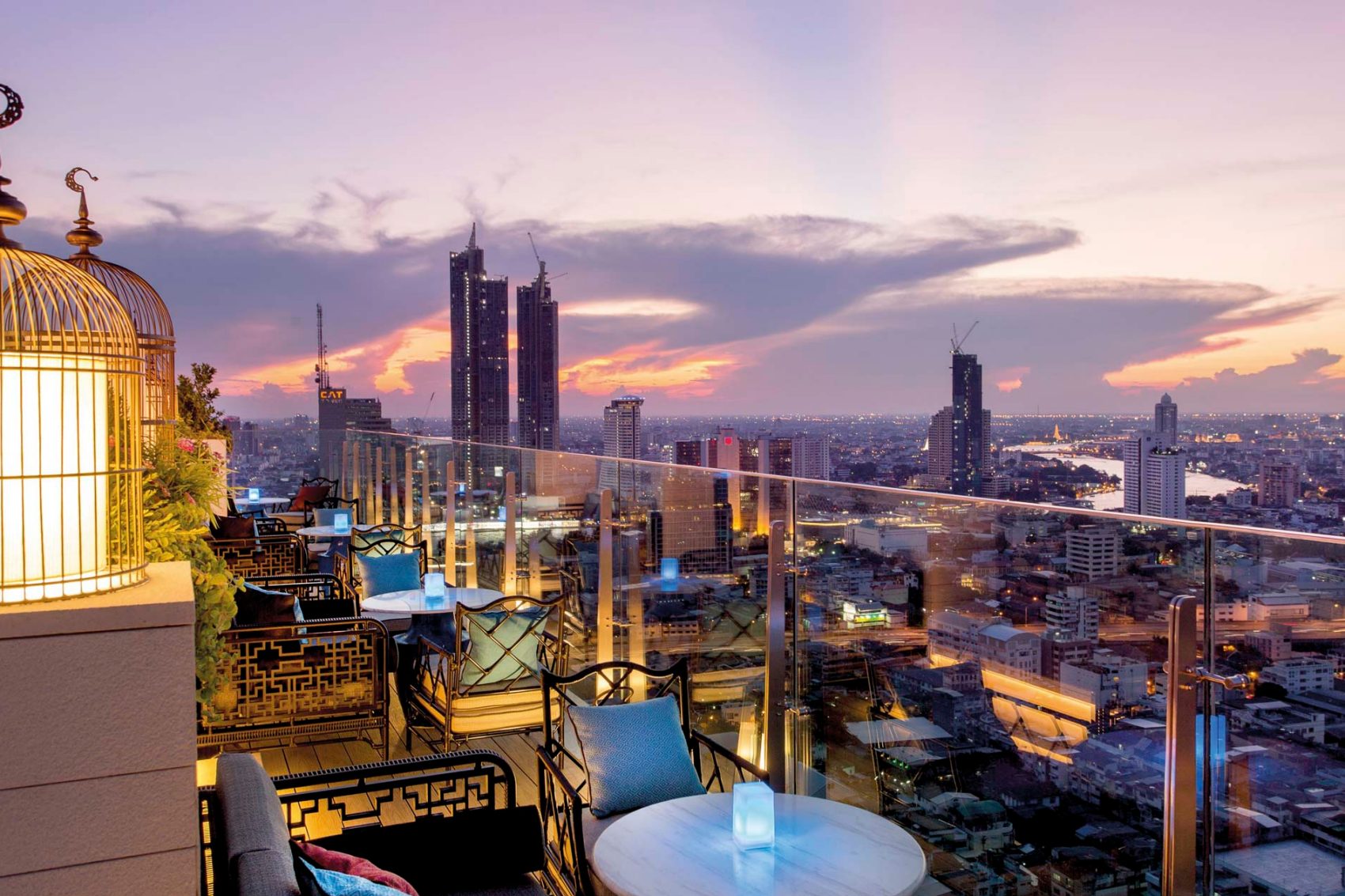 Bangkok Marriott Hotel the Surawongse terrace view