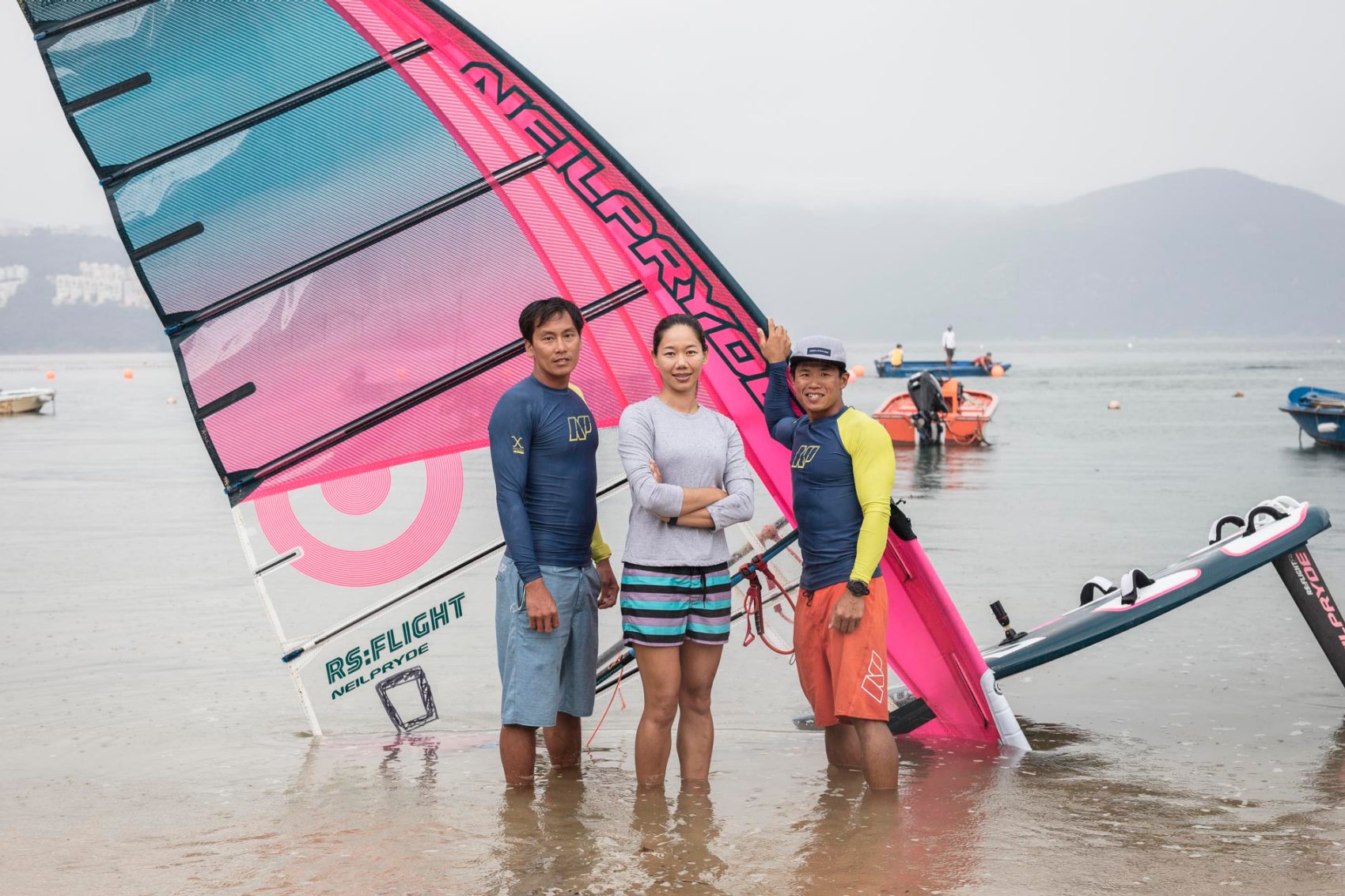 Hong Kong's windsurfers