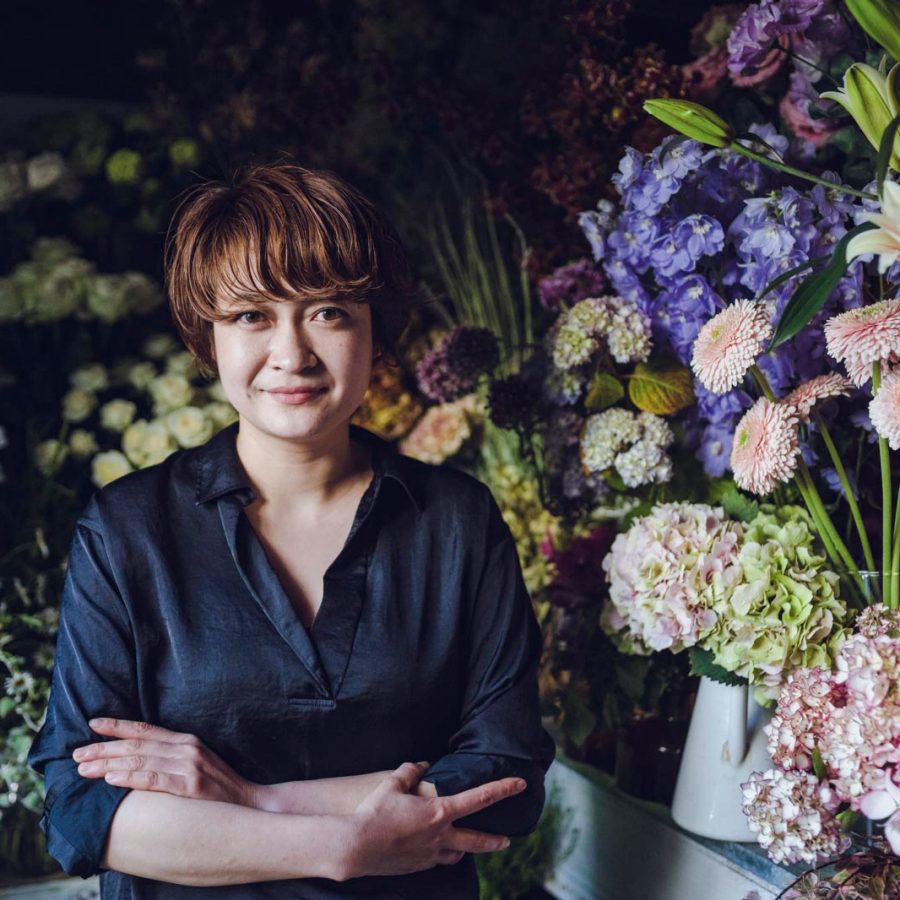 Yukari Tsukamoto of Lady Bugs flower shop, Tokyo
