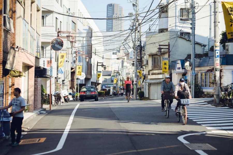 A photo of the streets of Kamiyama, Tokyo