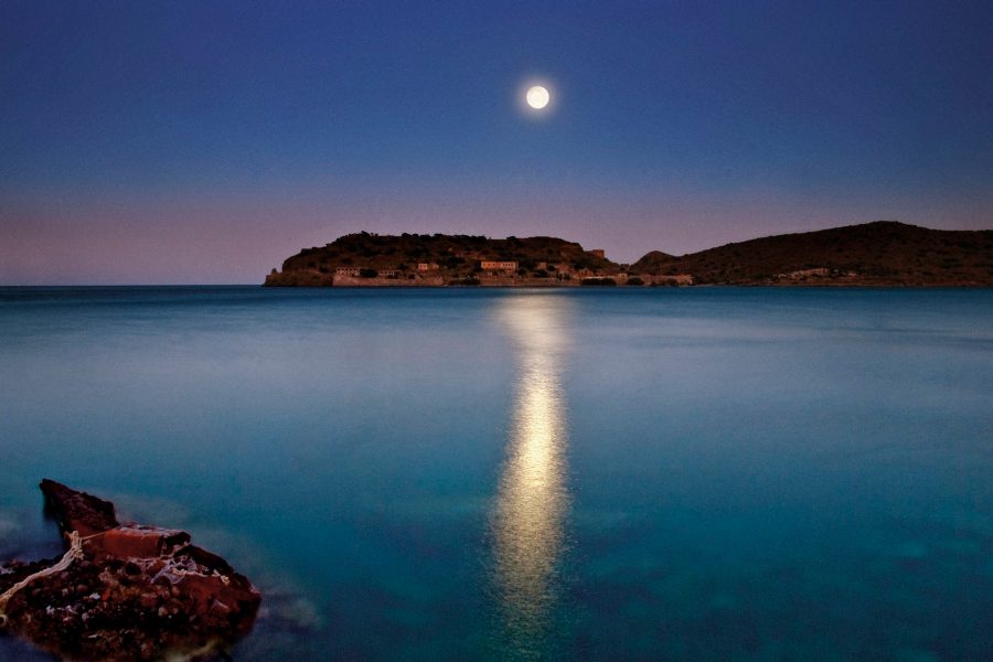 Mediterranean, Spinalonga full moon